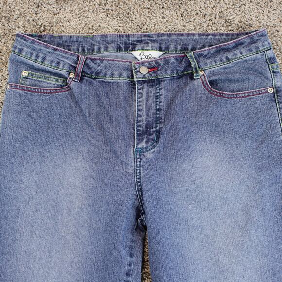 Vintage Lilly Pulitzer Preppy Stretch Jeans Womens 10 - Picture 2 of 7